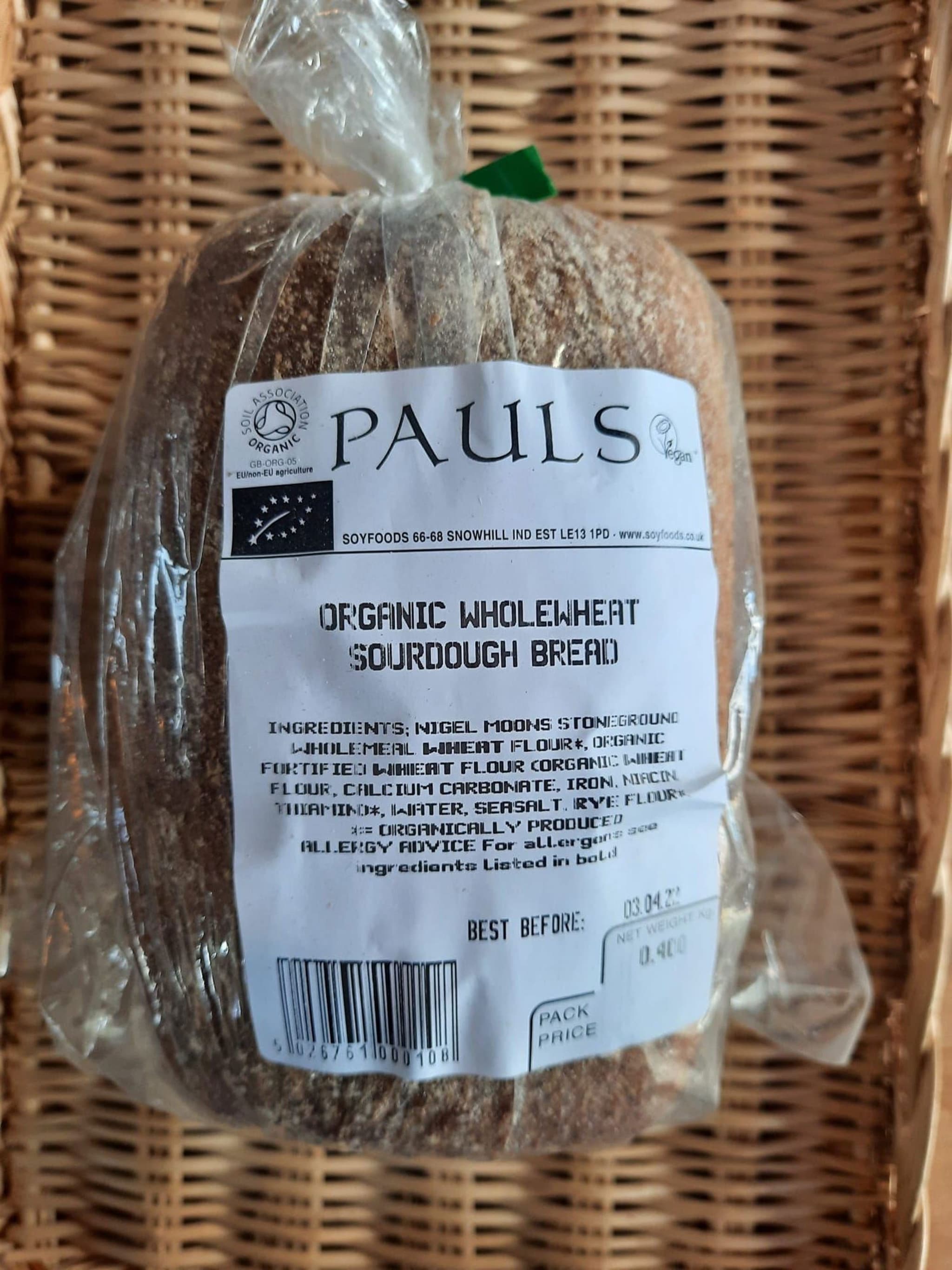 Wholewheat Sourdough 400g