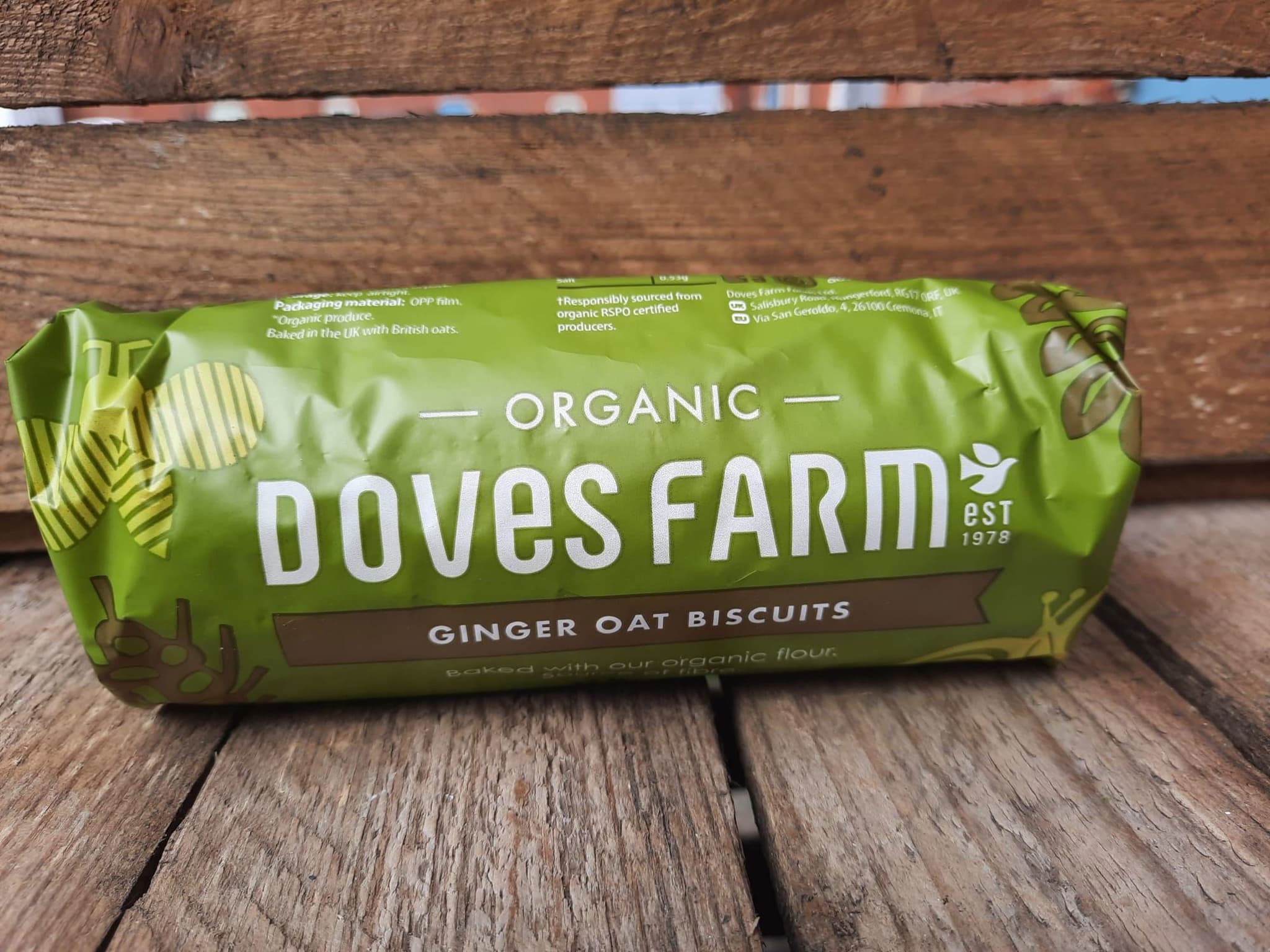 Doves Farm Ginger Oat Biscuits 200g